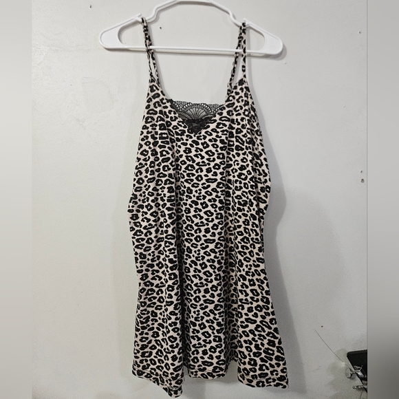 Catherine Malandrino Leopard Print Short Night Gown! - Picture 1 of 4